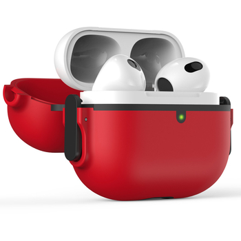 Ochranný kryt AirPods s tvrdým puzdrom zo silikónu-PC, matný povrch, automatické pružinové veko, prispôsobiteľný; Kompatibilné s Apple AirPods 4, AirPods Pro 2. generácia, AirPods Pro 3