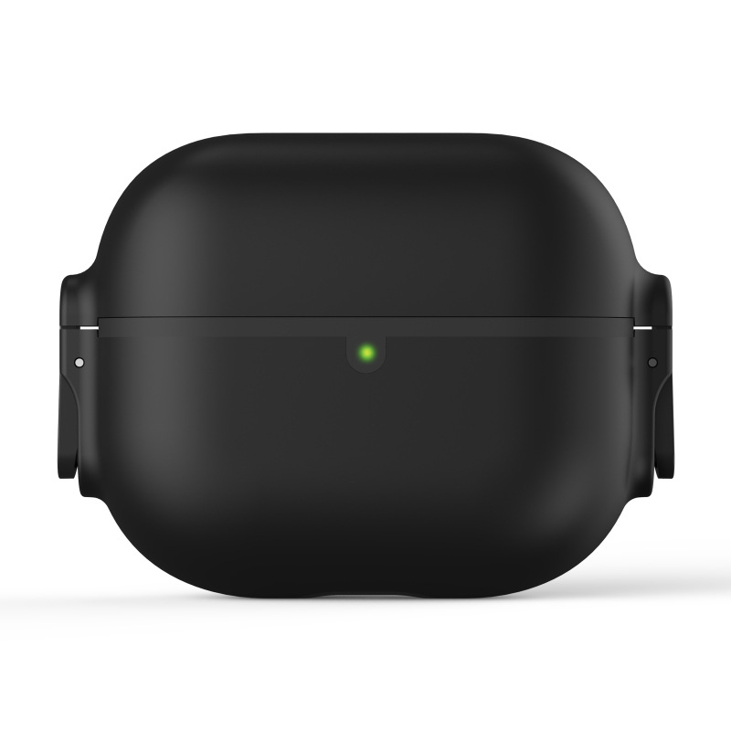 Ochranný kryt AirPods s tvrdým puzdrom zo silikónu-PC, matný povrch, automatické pružinové veko, prispôsobiteľný; Kompatibilné s Apple AirPods 4, AirPods Pro 2. generácia, AirPods Pro 3