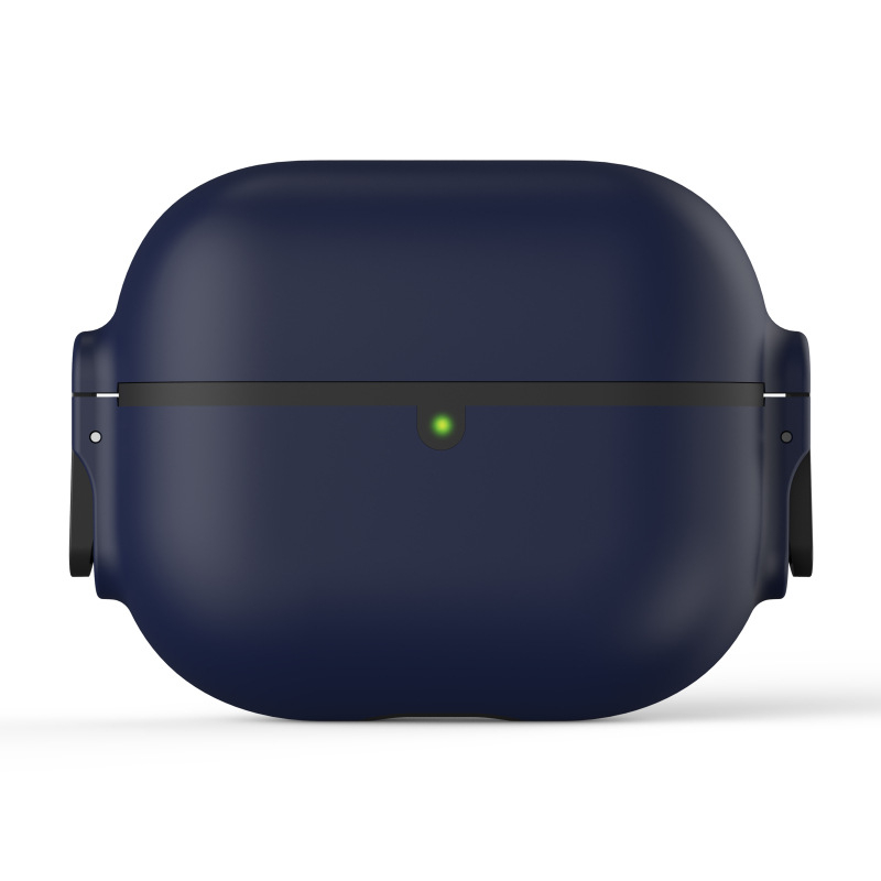 Ochranný kryt AirPods s tvrdým puzdrom zo silikónu-PC, matný povrch, automatické pružinové veko, prispôsobiteľný; Kompatibilné s Apple AirPods 4, AirPods Pro 2. generácia, AirPods Pro 3