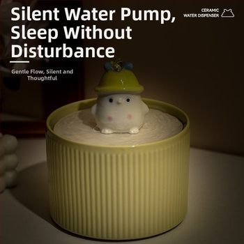 Автоматичен водопитник за домашни любимци с циркулационна система, безшумен, отстраним дизайн, подходящ за кучета и котки - 1,2 кг