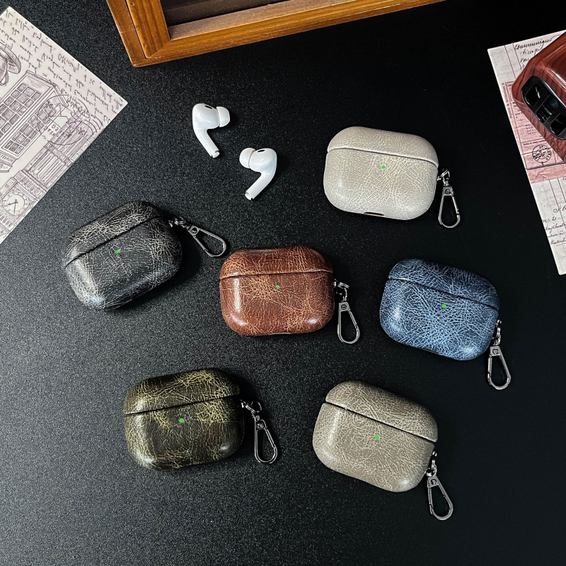 Xingyue védőtok Apple AirPods Pro 2 és AirPods 3. generációhoz – műbőr, kézzel szőtt, teljes körű stílus, testreszabás támogatott