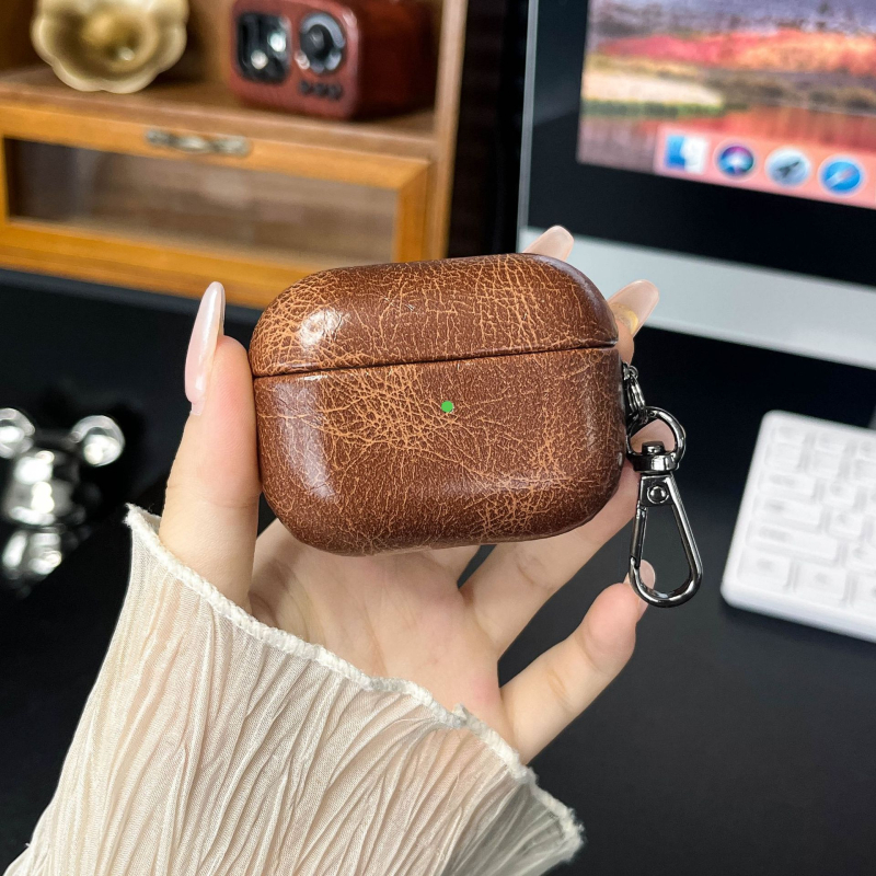 Xingyue védőtok Apple AirPods Pro 2 és AirPods 3. generációhoz – műbőr, kézzel szőtt, teljes körű stílus, testreszabás támogatott