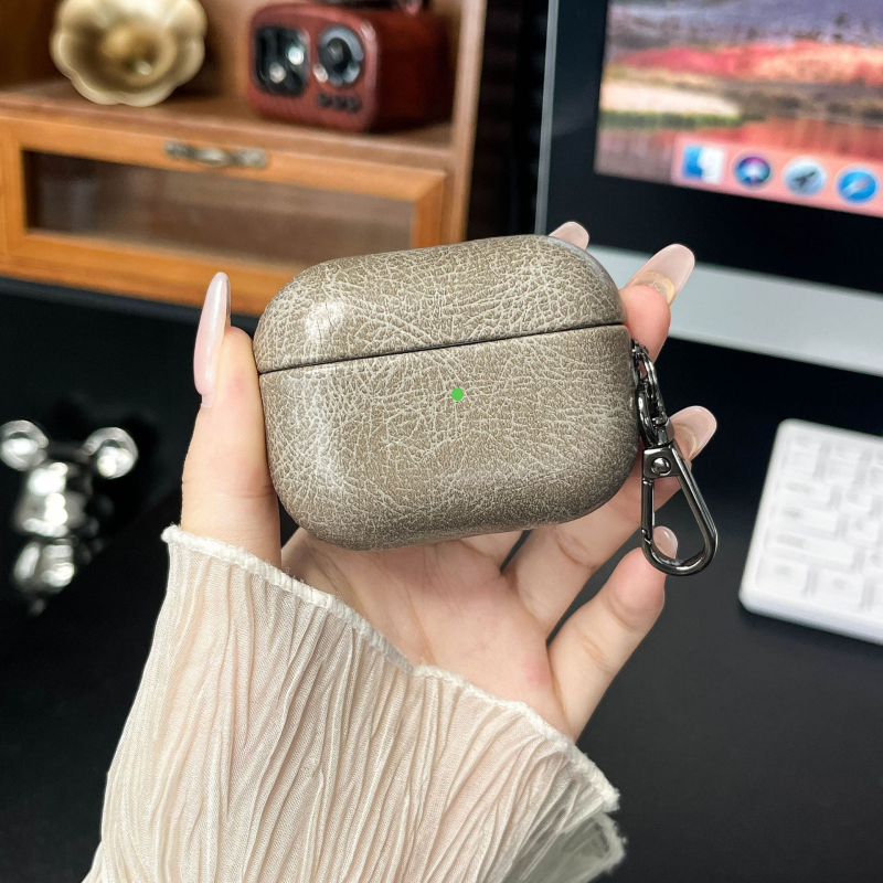 Xingyue védőtok Apple AirPods Pro 2 és AirPods 3. generációhoz – műbőr, kézzel szőtt, teljes körű stílus, testreszabás támogatott