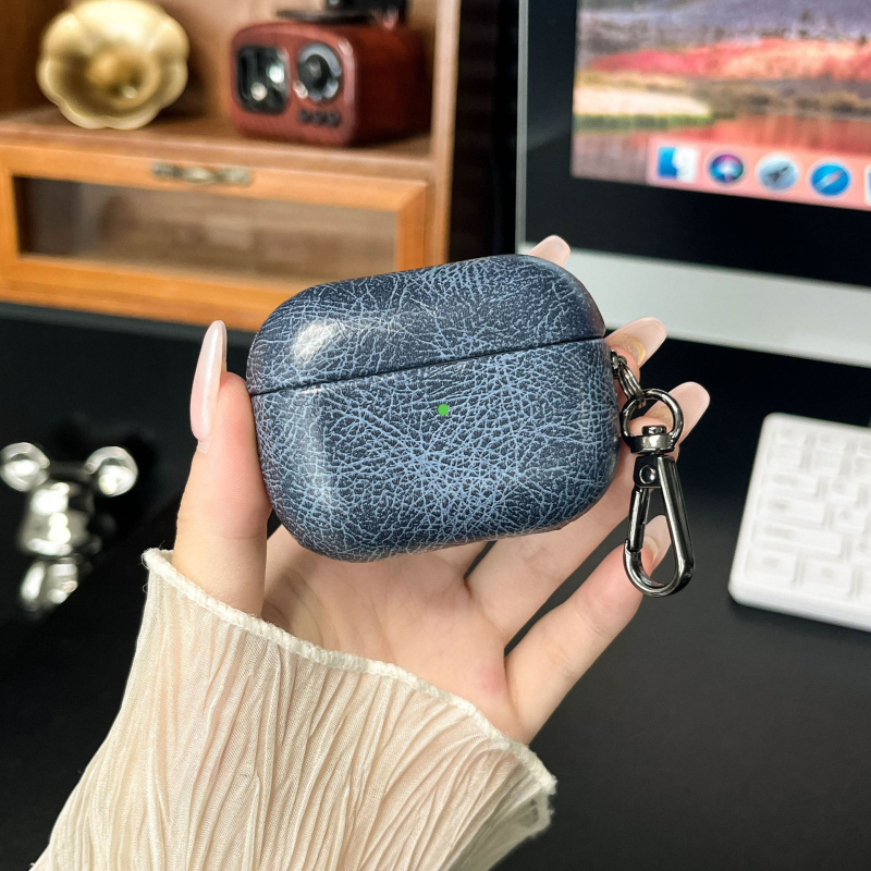 Xingyue védőtok Apple AirPods Pro 2 és AirPods 3. generációhoz – műbőr, kézzel szőtt, teljes körű stílus, testreszabás támogatott