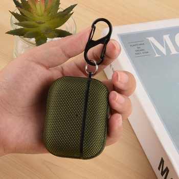 Carcasă de protecție AirPods Pro 3, Piele artificială, Relief gravat, Universală, Compatibilă cu Apple