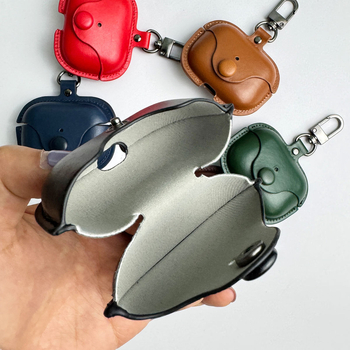 Carcasă AirPods pentru Apple AirPods 2/3/4 și Pro 3 – piele PU, stil piele, imprint, codul produsului E007