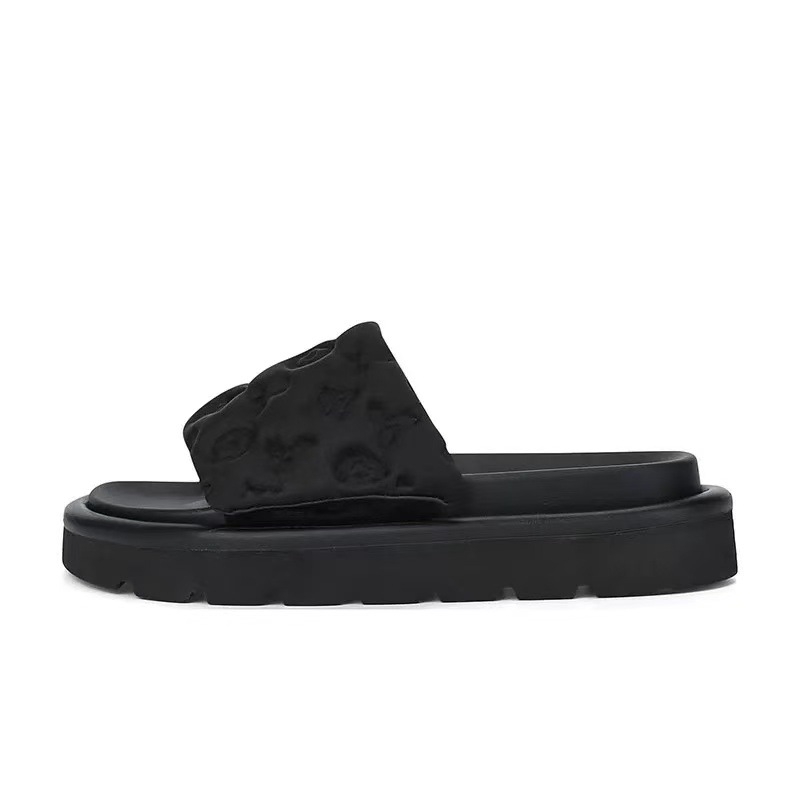 Moteriškos natūralios odos reljefinės sandalės su Velcro užtrauktuku, stora padas