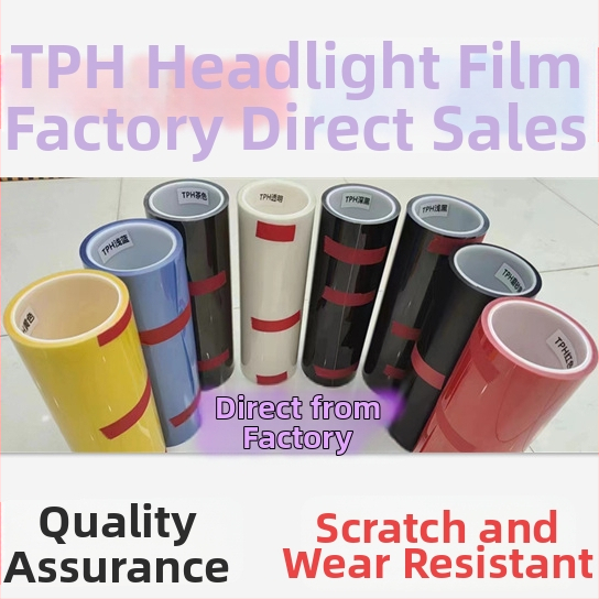 Folie pentru faruri și semnalizare auto — folie de schimbare a culorii, folie TPU transparentă de protecție, Clen (material TPH)