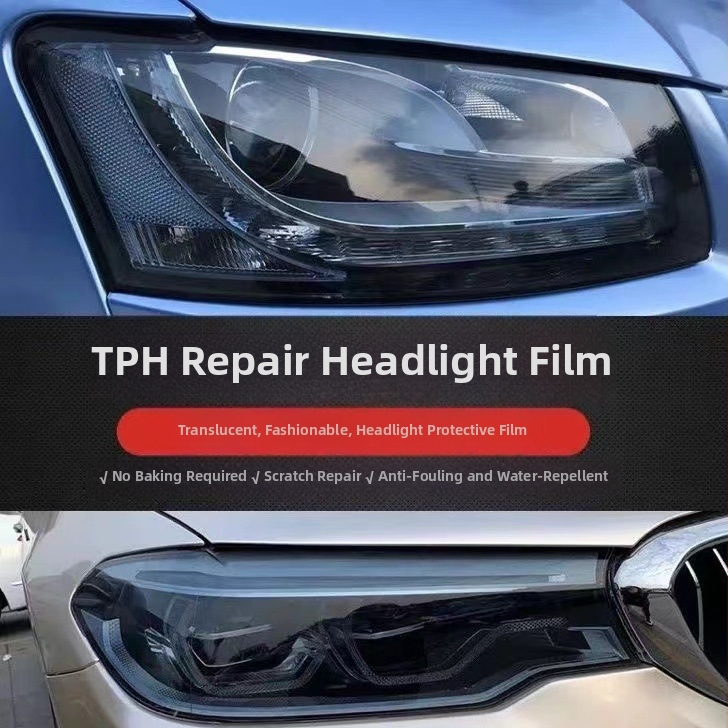 Folie pentru faruri și semnalizare auto — folie de schimbare a culorii, folie TPU transparentă de protecție, Clen (material TPH)