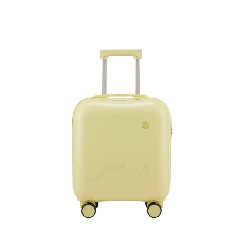 Kabinbőrönd pohártartóval és USB töltéssel, ABS+PC, ultra könnyű, 2,5 kg, anime mintás, bővíthető, univerzális kerekekkel