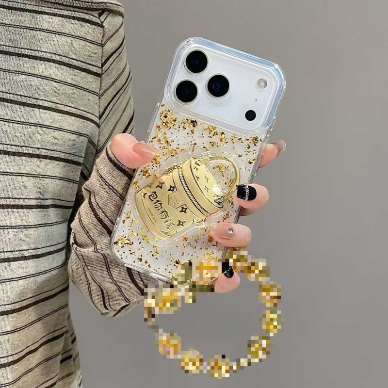 3D капковиден калъф за телефон със лепилен корпус, антипад защита, персонализируем за iPhone 11–14 Pro/Max