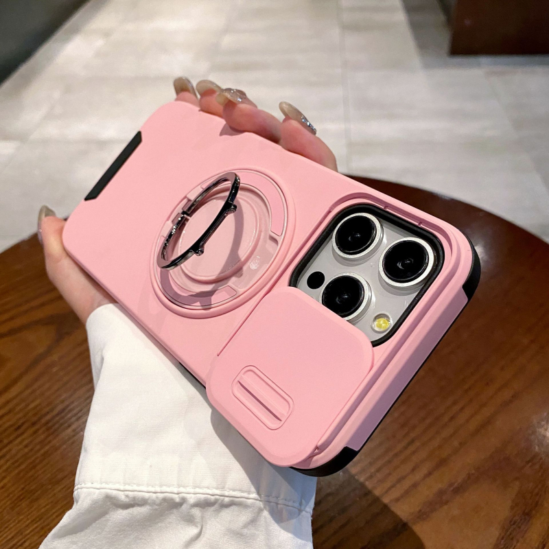 Rotirajuća magnetska futrola za iPhone 11–14 seriju (Pro/Pro Max) — TPU+PC, otporna na udarce, hlađenje, otporna na otiske prstiju