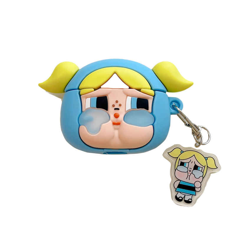 Mingjia силиконов кейс за AirPods Pro – карикатурен стил, инжекционно формован, съвместим с Apple Gen 1–3