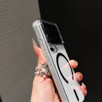 Akrila aizsarg vāciņš Xiaomi 17 Pro Max - magnētiska piesaistīšana, kritiena aizsardzība, minimālisks stils, karstās preses apdare