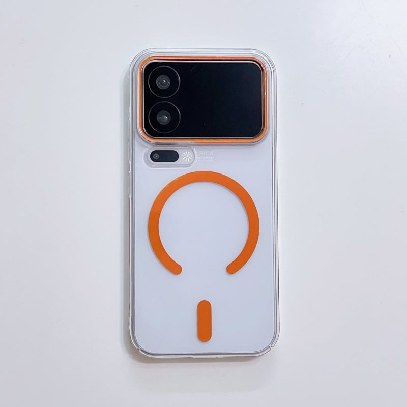 Akrila aizsarg vāciņš Xiaomi 17 Pro Max - magnētiska piesaistīšana, kritiena aizsardzība, minimālisks stils, karstās preses apdare