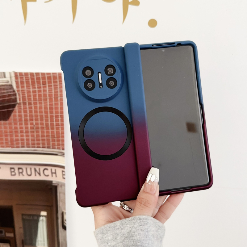 Huawei MateX5/MateX3 viedtālruņa korpuss – ciets korpuss, minimālistisks stils, PC materiāls, magnētiska aizvēršana, kritiena aizsardzība