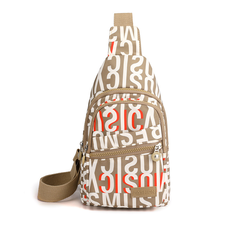 Férfi chest bag – uniszex design, szövet anyag, lélegző, bélés poliészter, őszi 2025