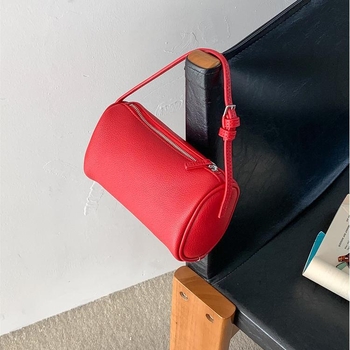 Ženska crossbody torba, horizontalni kvadratni oblik, PU koža, poliester podstava, zatvarač, dvostruki remeni