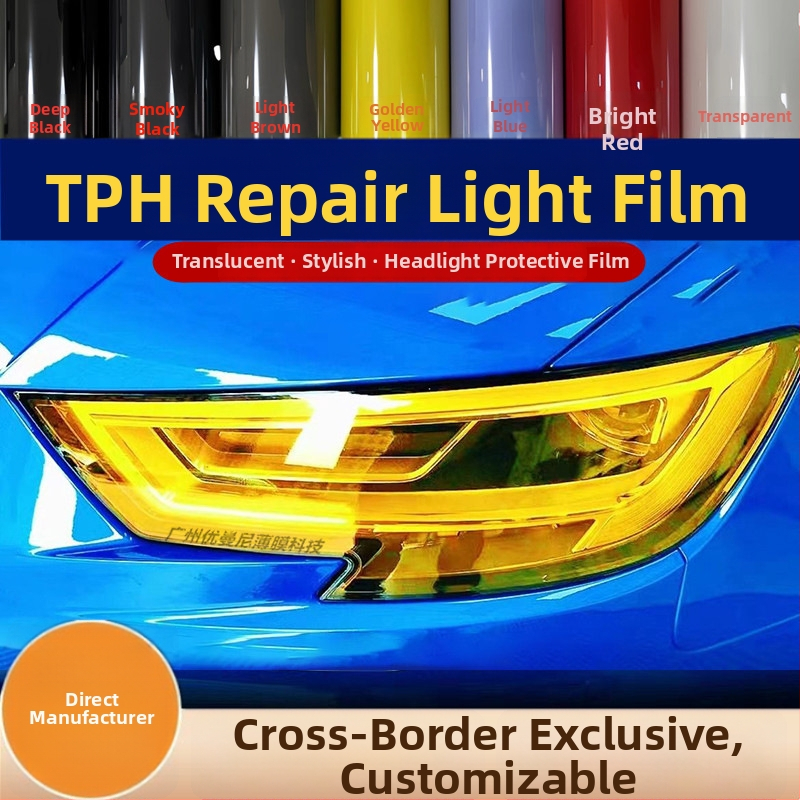 Automašīnas lukturu aizsardzības plēve, TPH materiāls, priekšējo lukturu aizsardzība