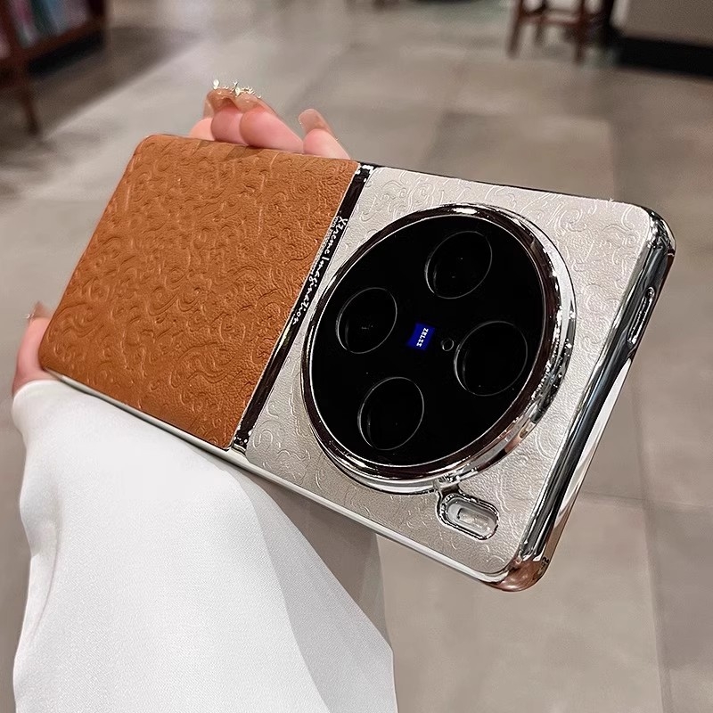 Kućište za Vivo X200Pro s uzorkom zmaja u kineskom stilu, PU koža, mat završna obrada, otporno na udarce, otporno na habanje, otporno na otiske prstiju, prilagodljivo