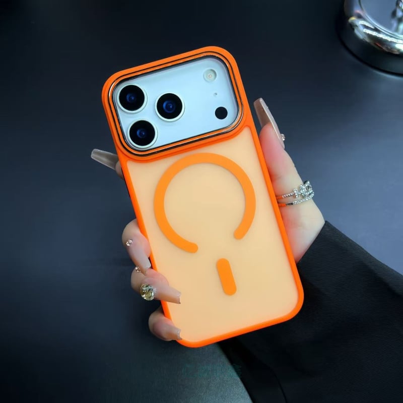 Carcasă pentru telefon pentru seria iPhone 13/14 – senzație de piele, finisaj mat, rezistentă la apă, anti-derulare, prindere magnetică, protecție împotriva căderilor