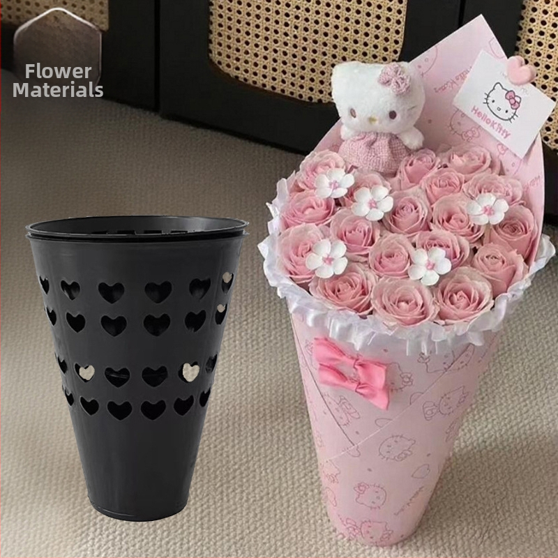 Lillepakendi tööriist bukettide kõrgendamiseks, plastik, pakend 60 tk ühe toote kohta, süvendus