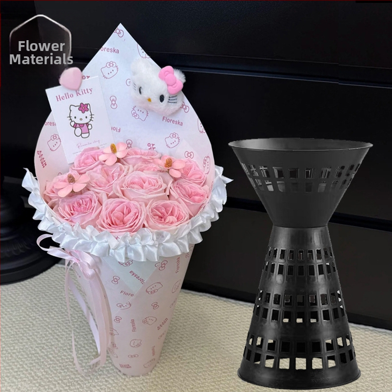 Lillepakendi tööriist bukettide kõrgendamiseks, plastik, pakend 60 tk ühe toote kohta, süvendus