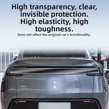 Film TPU pentru faruri și semnalizatoare Tesla Model Y, finisaj fumuriu