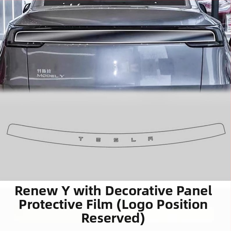 Film TPU pentru faruri și semnalizatoare Tesla Model Y, finisaj fumuriu