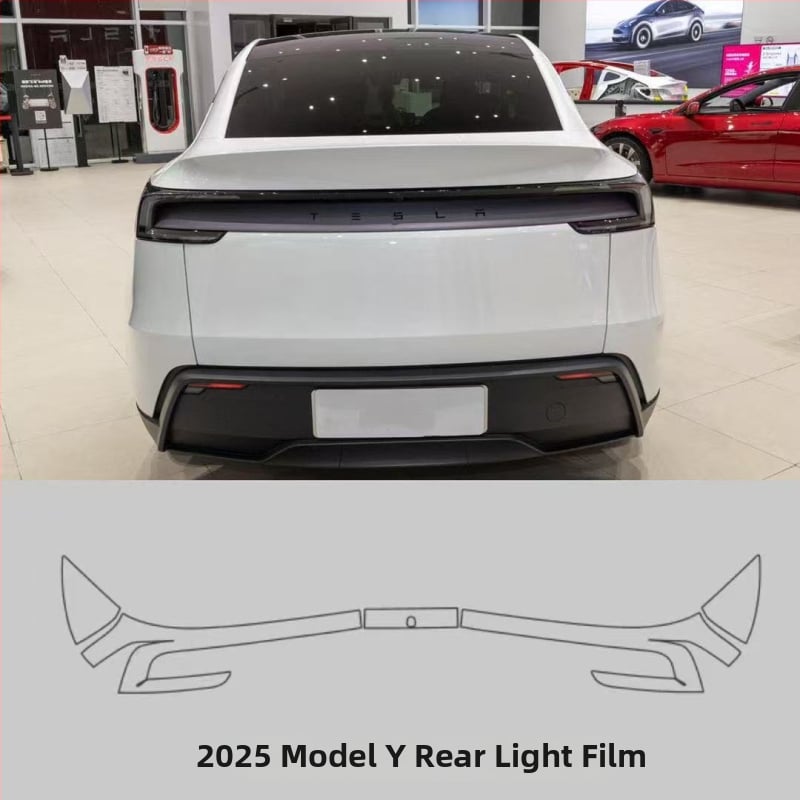 Film TPU pentru faruri și semnalizatoare Tesla Model Y, finisaj fumuriu