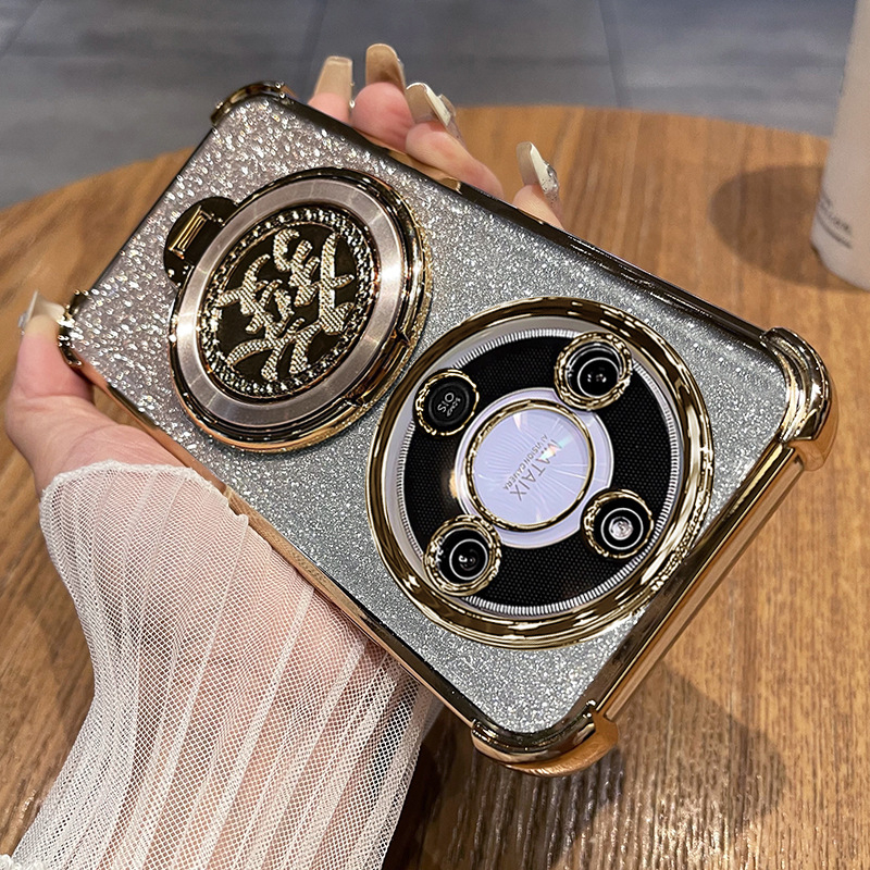 Torba za Honor X70 s rotirajućom stalkom i zaštitom objektiva, TPU stražnji poklopac, otporna na padove i ogrebotine