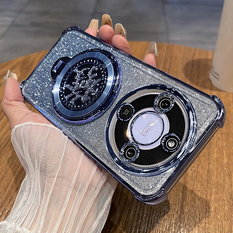 Torba za Honor X70 s rotirajućom stalkom i zaštitom objektiva, TPU stražnji poklopac, otporna na padove i ogrebotine