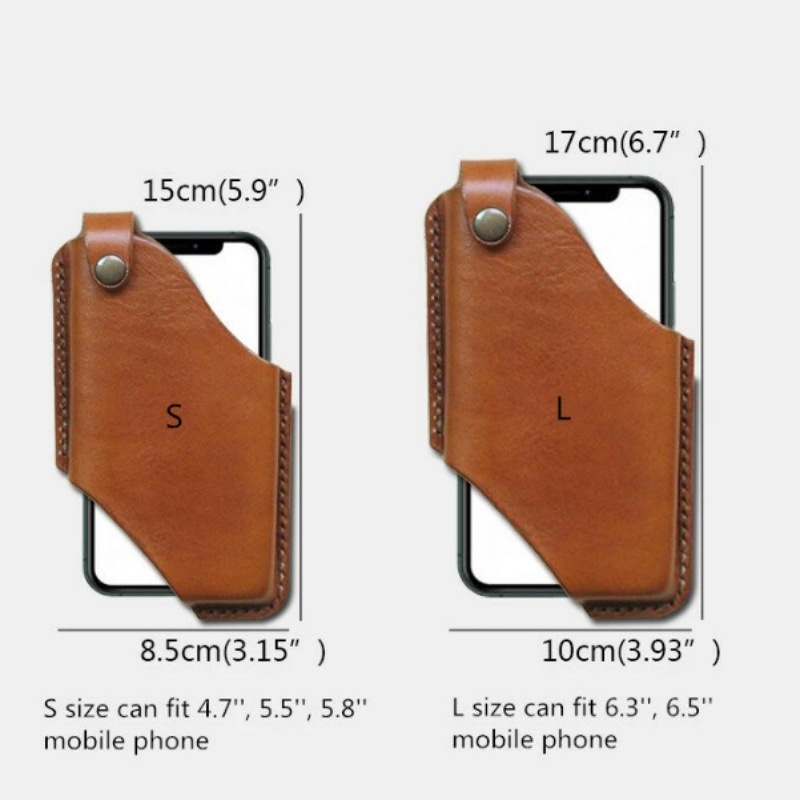 Telefon táska – PU bőr, uniszex, varrás, testreszabható, logó nyomtatás