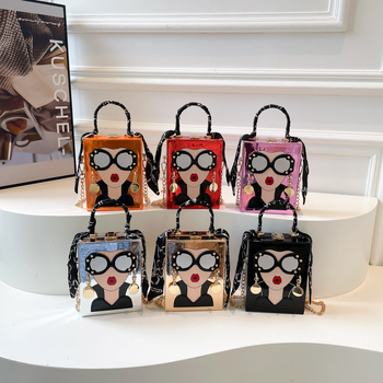 Box torba – PU koža, Box stil, vertikalni kvadratni oblik, zaključavanje, unutarnja džep za telefon