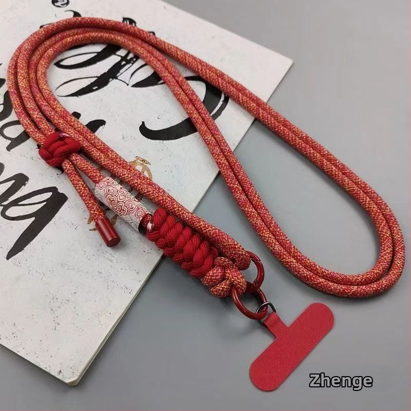 Telefona kaklasaite ar regulējamu garu siksnu, sieviešu stilam, plastmasas, Unique zīmols, mobilā soma