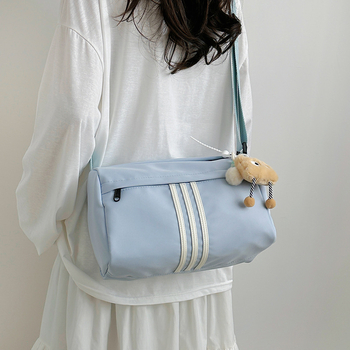 Muška najlonska crossbody torba, korejskog casual stila, torba za telefon, streetwear 2025