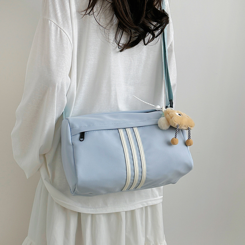 Muška najlonska crossbody torba, korejskog casual stila, torba za telefon, streetwear 2025