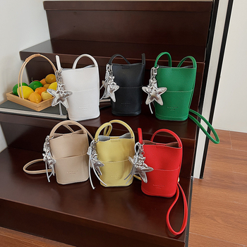 Ženska mini crossbody torbica, PU koža, street trend, uspravnog kvadratnog oblika, magnetsko zatvaranje, skriveni džep na zip