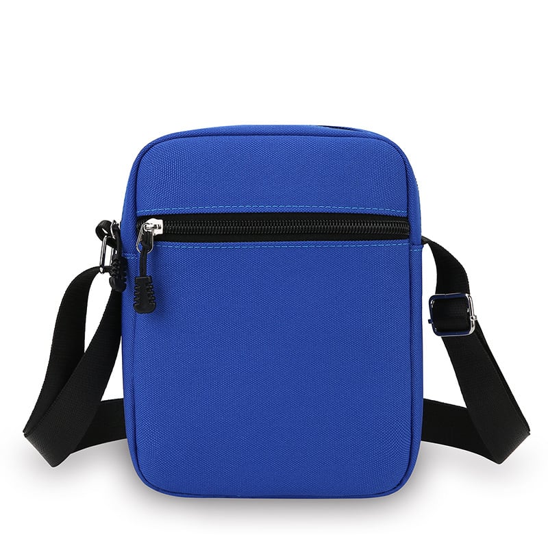 Ženska crossbody torba - Oxford tkanina, vertikalni kvadratni oblik, zatvaranje zipom, podstava od poliestera, unutarnja pretinica za telefon