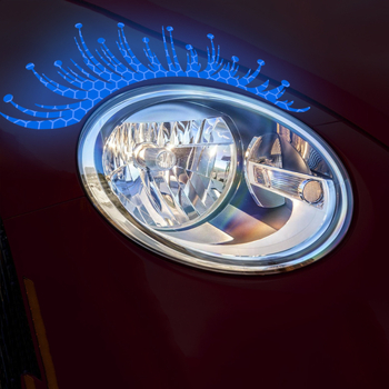 Стикери за кола – PVC, персонализируеми, модел с бебешка панда, за декорация на задното стъкло, лесно залепване