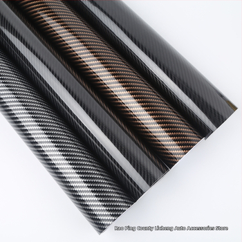 Полиетиленово фолио за автомобил с висок гланц и карбонова текстура, геометричен модел, самозалепващо фолио, за предната част, капак, багажник, покрив, задна част и страни