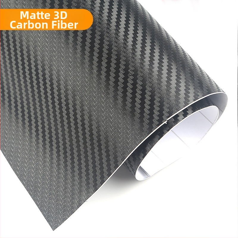 Полиетиленово фолио за автомобил с висок гланц и карбонова текстура, геометричен модел, самозалепващо фолио, за предната част, капак, багажник, покрив, задна част и страни