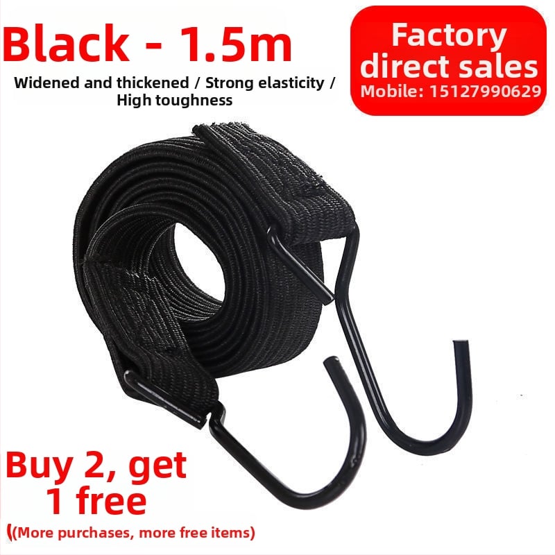 Augsti elastīgs stiprināšanas vads motocikliem, elektriskajiem transportlīdzekļiem, tricikliem, bagāžai un velosipēdiem