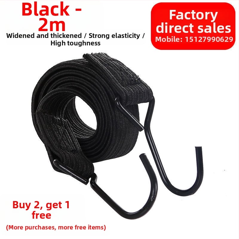 Augsti elastīgs stiprināšanas vads motocikliem, elektriskajiem transportlīdzekļiem, tricikliem, bagāžai un velosipēdiem