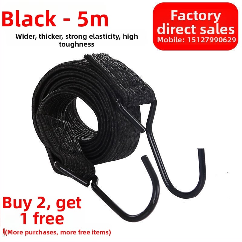 Augsti elastīgs stiprināšanas vads motocikliem, elektriskajiem transportlīdzekļiem, tricikliem, bagāžai un velosipēdiem