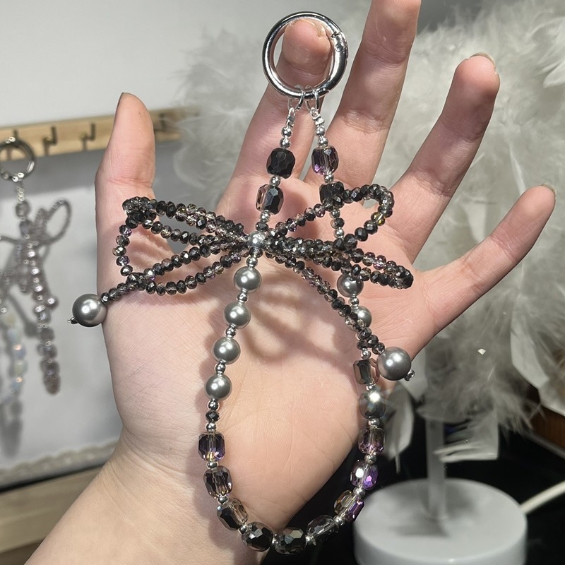 Privjesak za mobitel od akrila, ručno izrađene perle, unisex stil, lanac, dekorativno