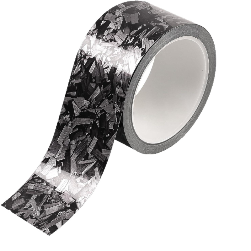 Automobilio durų slenksčio juostelė su anti-slydimo paviršiumi ir anglies pluošto raštu (PVC medžiaga • Hyxpy • 1 metų garantija)