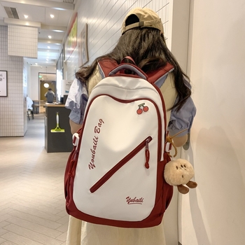 Rucsac unisex pentru campus, material Oxford, respirabil, curea Arc-Shoulder, căptușeală din poliester
