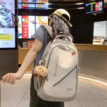 Rucsac unisex pentru campus, material Oxford, respirabil, curea Arc-Shoulder, căptușeală din poliester