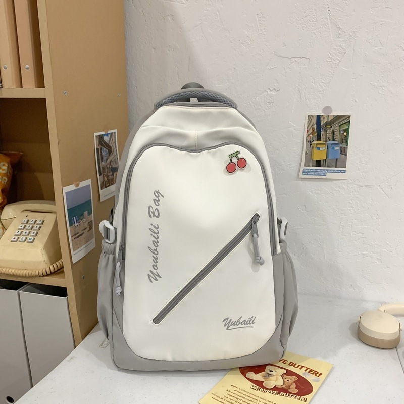 Rucsac unisex pentru campus, material Oxford, respirabil, curea Arc-Shoulder, căptușeală din poliester